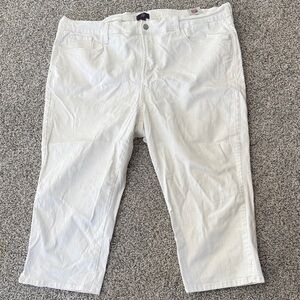 NYDJ White Ankle & Cropped Jeans